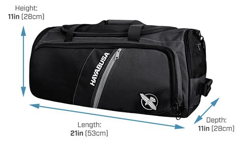 standard duffel bag size